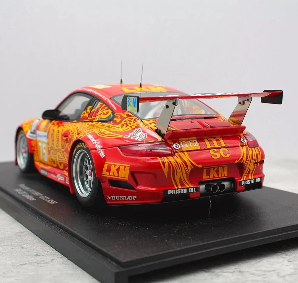 [AutoArt] 1:18 Porsche 2007 911 (997) GT3 RSR Le Mans #75 Model Car Die-Cast