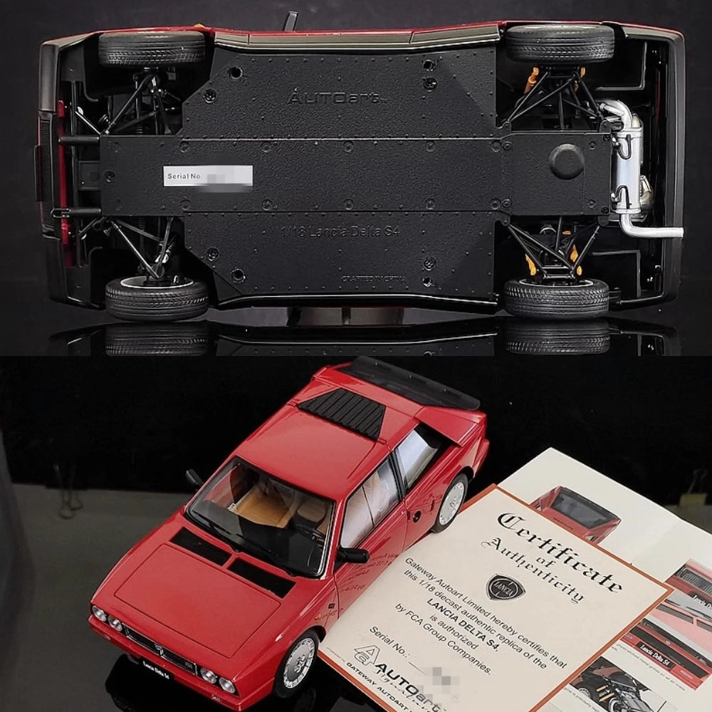 [AutoArt] 1:18 Lancia 1985 Delta S4 Red Model Car Die-Cast