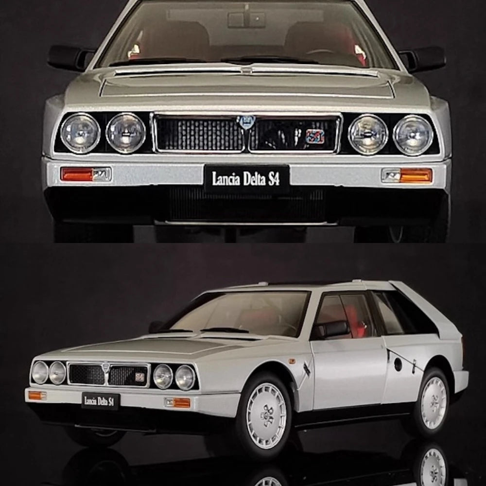 [AutoArt] 1:18 Lancia 1985 Delta S4 Silver Model Car Die-Cast