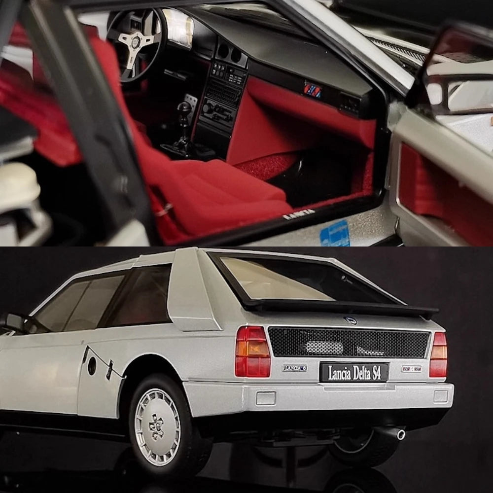 [AutoArt] 1:18 Lancia 1985 Delta S4 Silver Model Car Die-Cast
