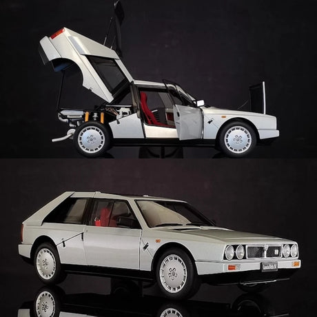 [AutoArt] 1:18 Lancia 1985 Delta S4 Silver Model Car Die-Cast