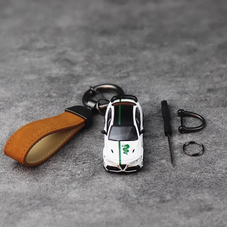 Alfa Romeo Giulia Keychain 1:64 Model Car Keychain