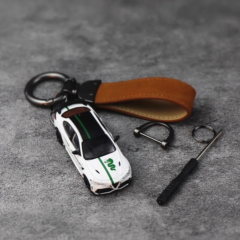 Alfa Romeo Giulia Keychain 1:64 Model Car Keychain