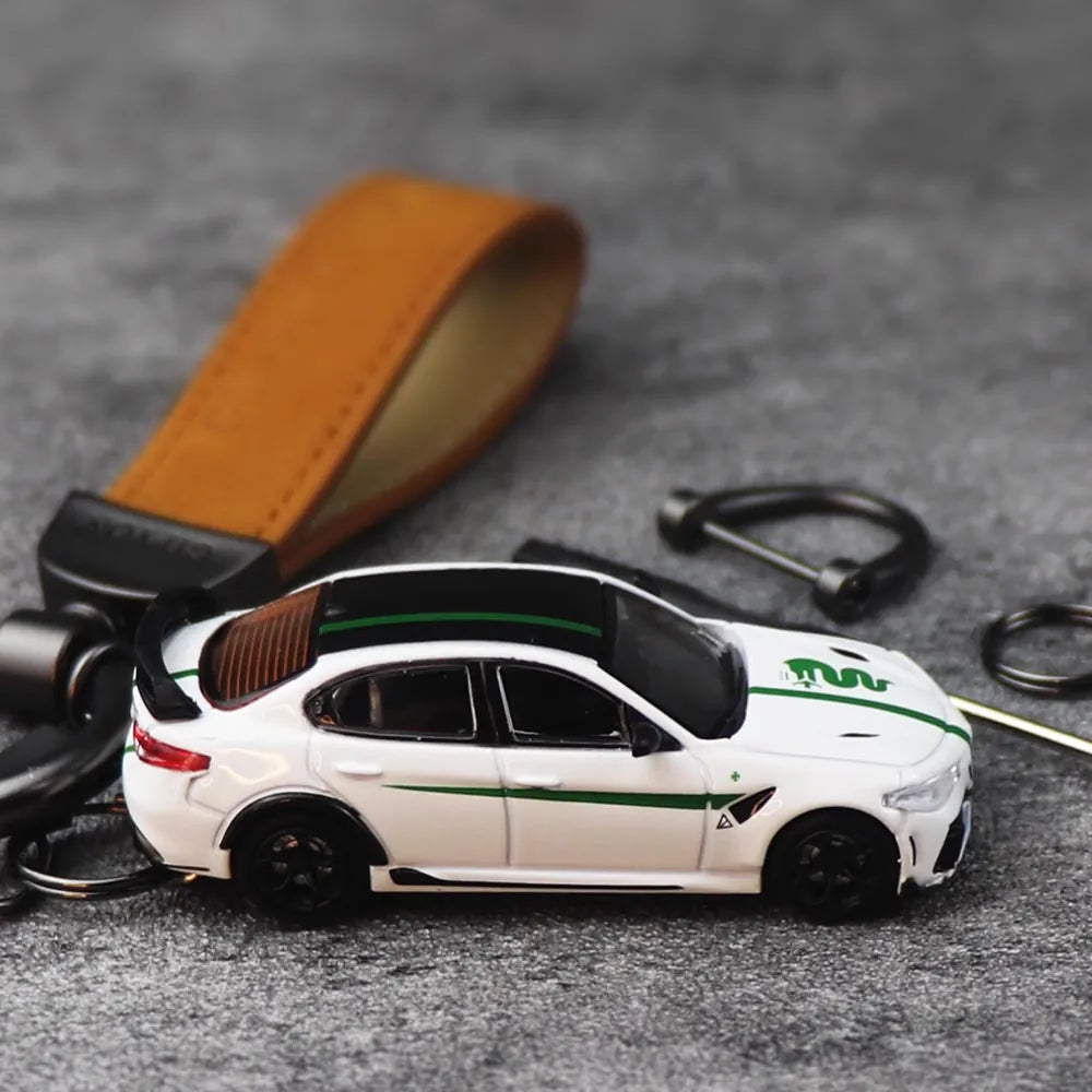 Alfa Romeo Giulia Keychain 1:64 Model Car Keychain