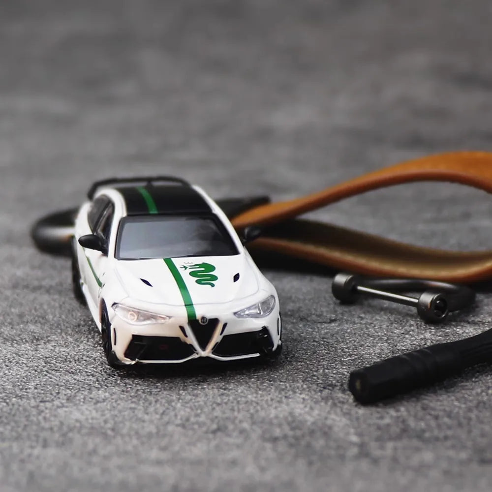 Alfa Romeo Giulia Keychain 1:64 Model Car Keychain