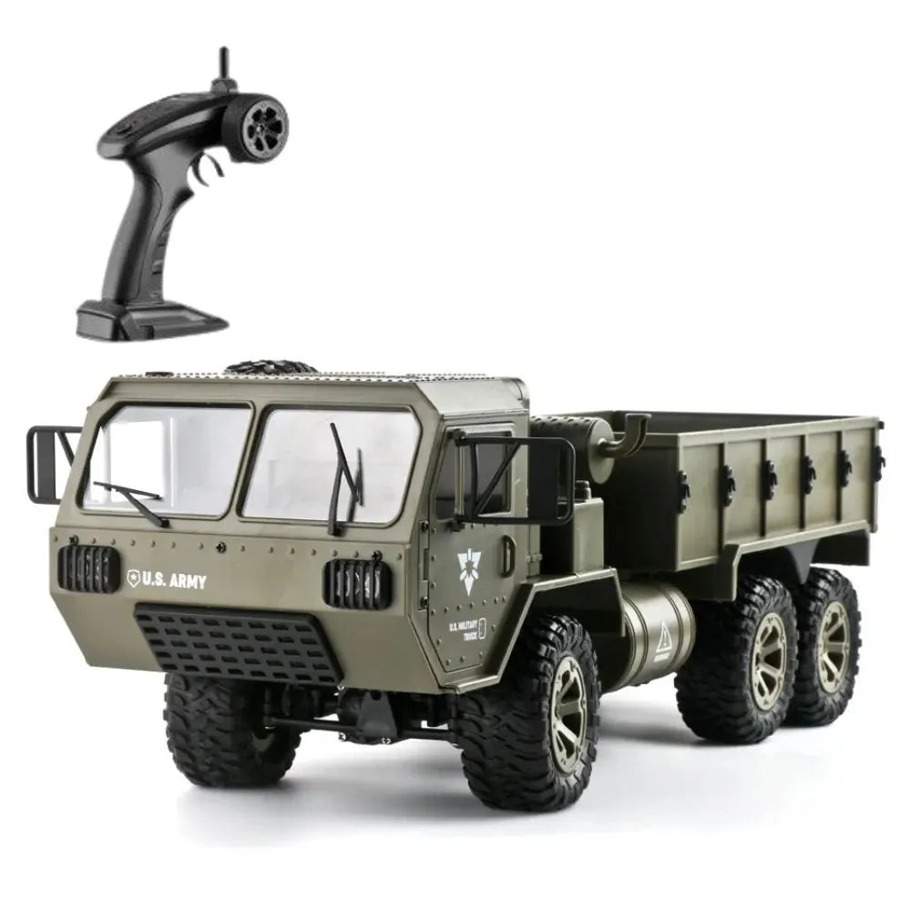 1:16 Scale All-Terrain RC Military Off-Road Truck with HD Camera RC Car
