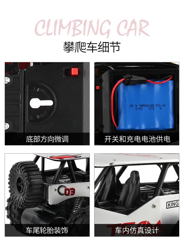 1:18 スケール Alloy Climbing RC Car RC Car
