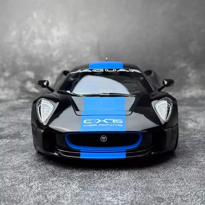 [Almost Real] 1:18 Jaguar 2010 C-X75 Black Model Car Die-Cast