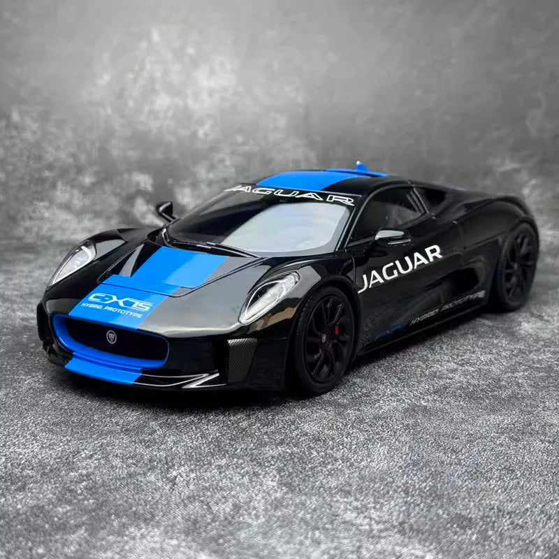 [Almost Real] 1:18 Jaguar 2010 C-X75 Black Model Car Die-Cast