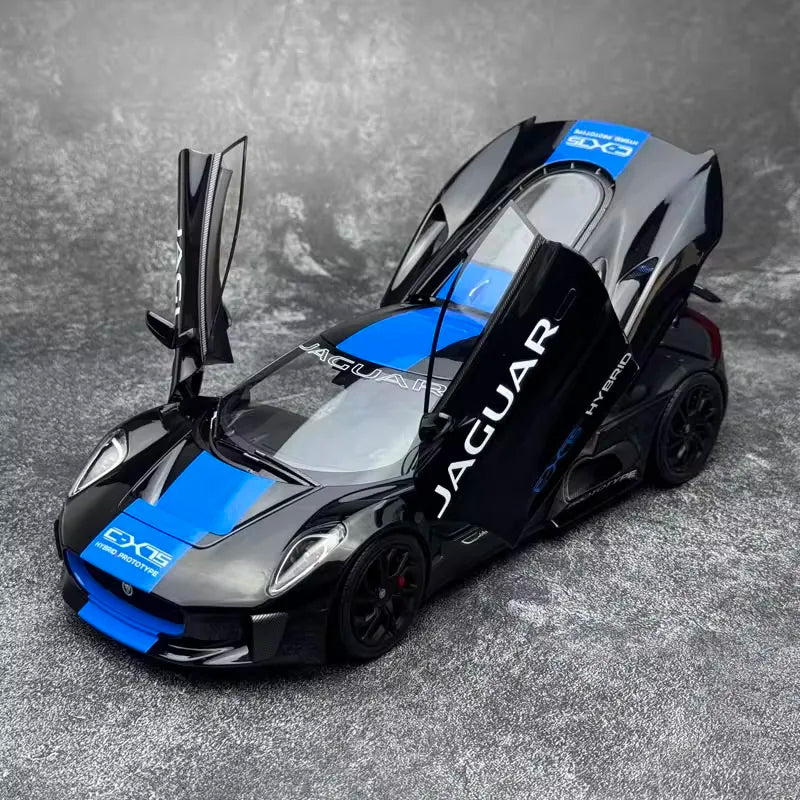 [Almost Real] 1:18 Jaguar 2010 C-X75 Black Model Car Die-Cast