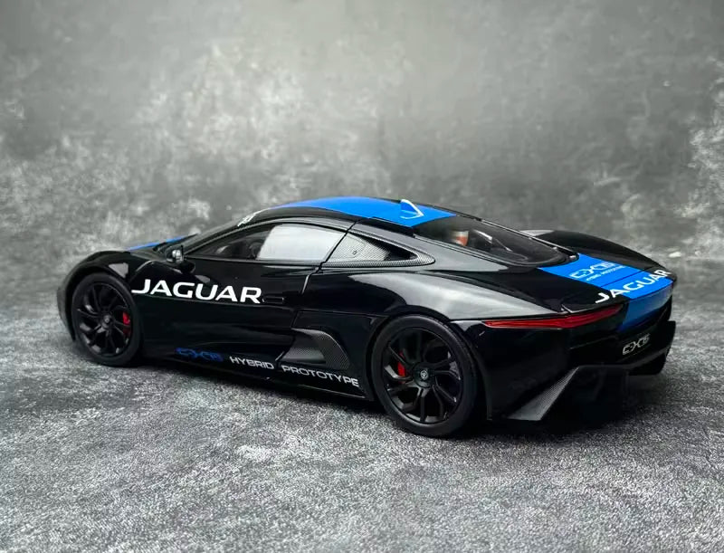 [Almost Real] 1:18 Jaguar 2010 C-X75 Black Model Car Die-Cast