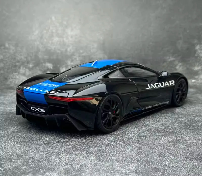 [Almost Real] 1:18 Jaguar 2010 C-X75 Black Model Car Die-Cast