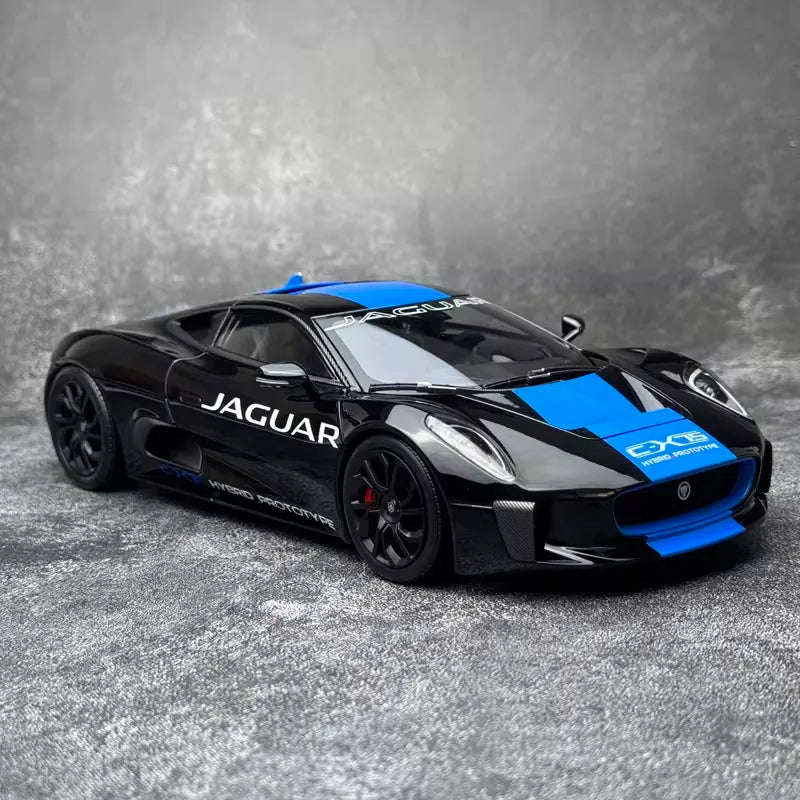 [Almost Real] 1:18 Jaguar 2010 C-X75 Black Model Car Die-Cast