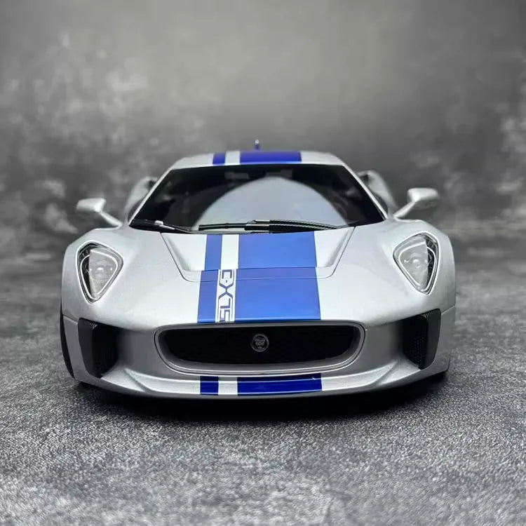 [Almost Real] 1:18 Jaguar 2010 C-X75 Silver Model Car Die-Cast