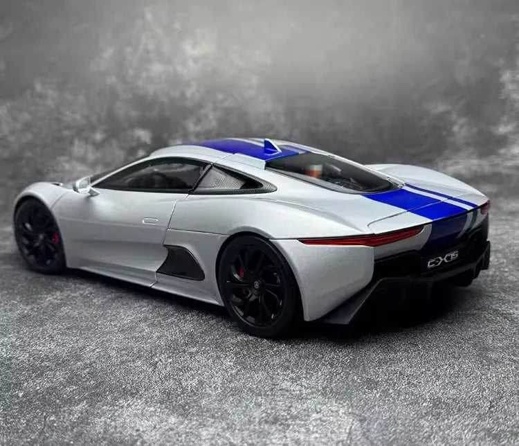 [Almost Real] 1:18 Jaguar 2010 C-X75 Silver Model Car Die-Cast