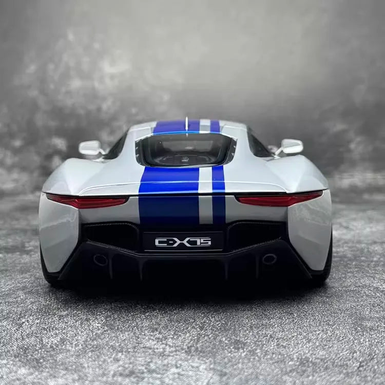 [Almost Real] 1:18 Jaguar 2010 C-X75 Silver Model Car Die-Cast