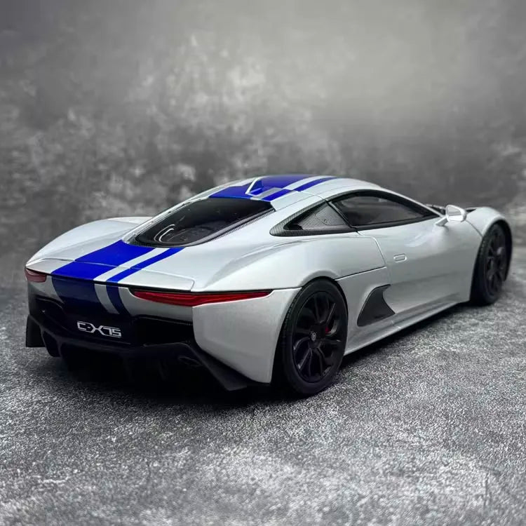 [Almost Real] 1:18 Jaguar 2010 C-X75 Silver Model Car Die-Cast