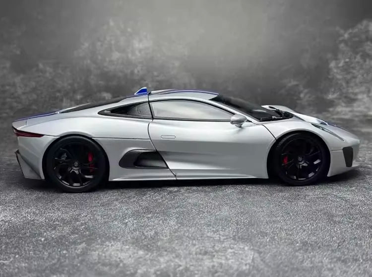[Almost Real] 1:18 Jaguar 2010 C-X75 Silver Model Car Die-Cast