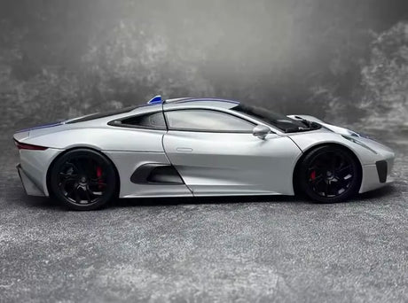 [Almost Real] 1:18 Jaguar 2010 C-X75 Silver Model Car Die-Cast