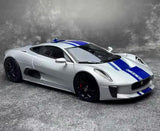 [Almost Real] 1:18 Jaguar 2010 C-X75 Silver Model Car Die-Cast