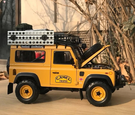[Almost Real] 1:18 Land Rover Defender 110 Camel Trophy Model Car Die-Cast