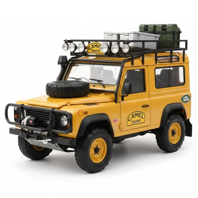 [Almost Real] 1:18 Land Rover Defender 110 Camel Trophy Model Car Die-Cast