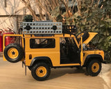 [Almost Real] 1:18 Land Rover Defender 110 Camel Trophy Model Car Die-Cast