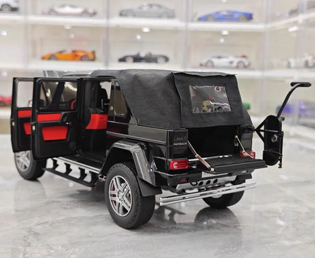 [Almost Real] 1:18 Mercedes-Maybach 2017 G650 Landaulet zwart modelauto Die-Cast