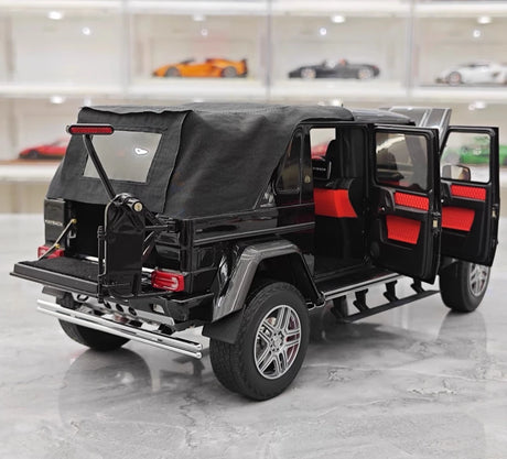[Almost Real] 1:18 Mercedes-Maybach 2017 G650 Landaulet zwart modelauto Die-Cast