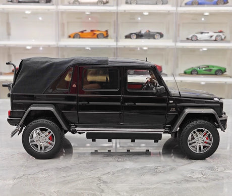 [Almost Real] 1:18 Mercedes-Maybach 2017 G650 Landaulet zwart modelauto Die-Cast