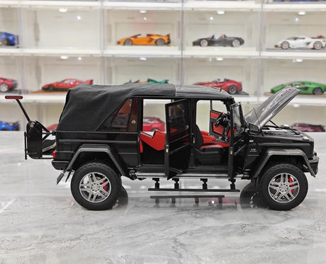 [Almost Real] 1:18 Mercedes-Maybach 2017 G650 Landaulet zwart modelauto Die-Cast