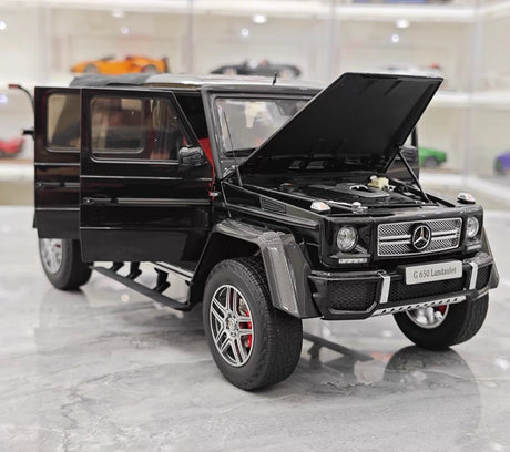 [Almost Real] 1:18 Mercedes-Maybach 2017 G650 Landaulet zwart modelauto Die-Cast
