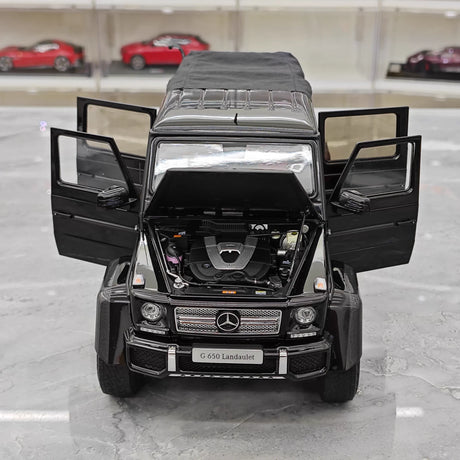[Almost Real] 1:18 Mercedes-Maybach 2017 G650 Landaulet zwart modelauto Die-Cast
