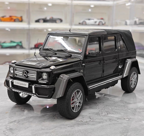 [Almost Real] 1:18 Mercedes-Maybach 2017 G650 Landaulet zwart modelauto Die-Cast