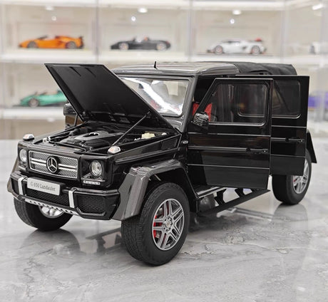 [Almost Real] 1:18 Mercedes-Maybach 2017 G650 Landaulet zwart modelauto Die-Cast