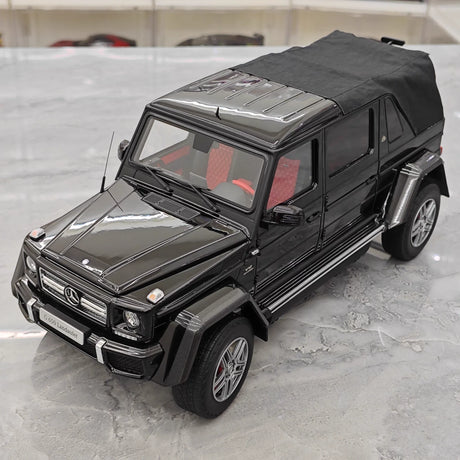 [Almost Real] 1:18 Mercedes-Maybach 2017 G650 Landaulet zwart modelauto Die-Cast