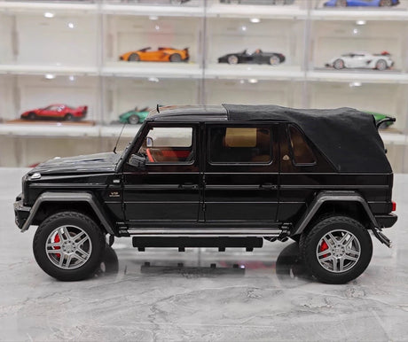 [Almost Real] 1:18 Mercedes-Maybach 2017 G650 Landaulet zwart modelauto Die-Cast