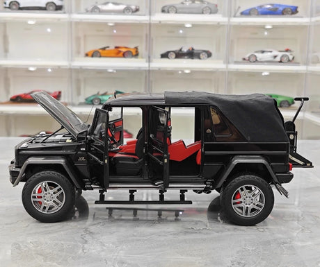 [Almost Real] 1:18 Mercedes-Maybach 2017 G650 Landaulet zwart modelauto Die-Cast