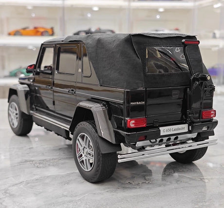 [Almost Real] 1:18 Mercedes-Maybach 2017 G650 Landaulet zwart modelauto Die-Cast