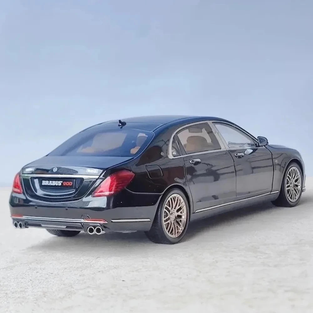 [Almost Real] 1:18 Mercedes-Maybach 2020 S650L Brabus 900 Black Model Car Die-Cast