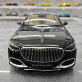 [Almost Real] 1:18 Mercedes-Maybach 2021 S-Class nero modellino di auto Die-Cast