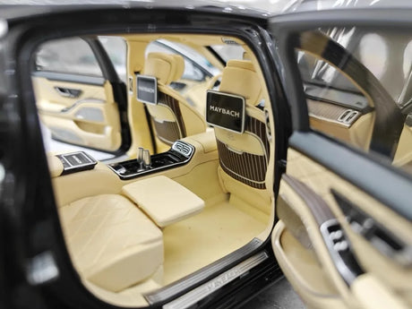 [Almost Real] 1:18 Mercedes-Maybach 2021 S-Class Black Model Car Die-Cast