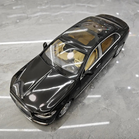 [Almost Real] 1:18 Mercedes-Maybach 2021 S-Class Black Model Car Die-Cast