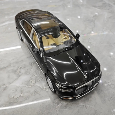 [Almost Real] 1:18 Mercedes-Maybach 2021 S-Class Black Model Car Die-Cast