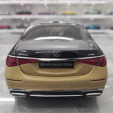 [Almost Real] 1:18 Mercedes-Maybach 2021 S-Class zwart & goud modelauto Die-Cast