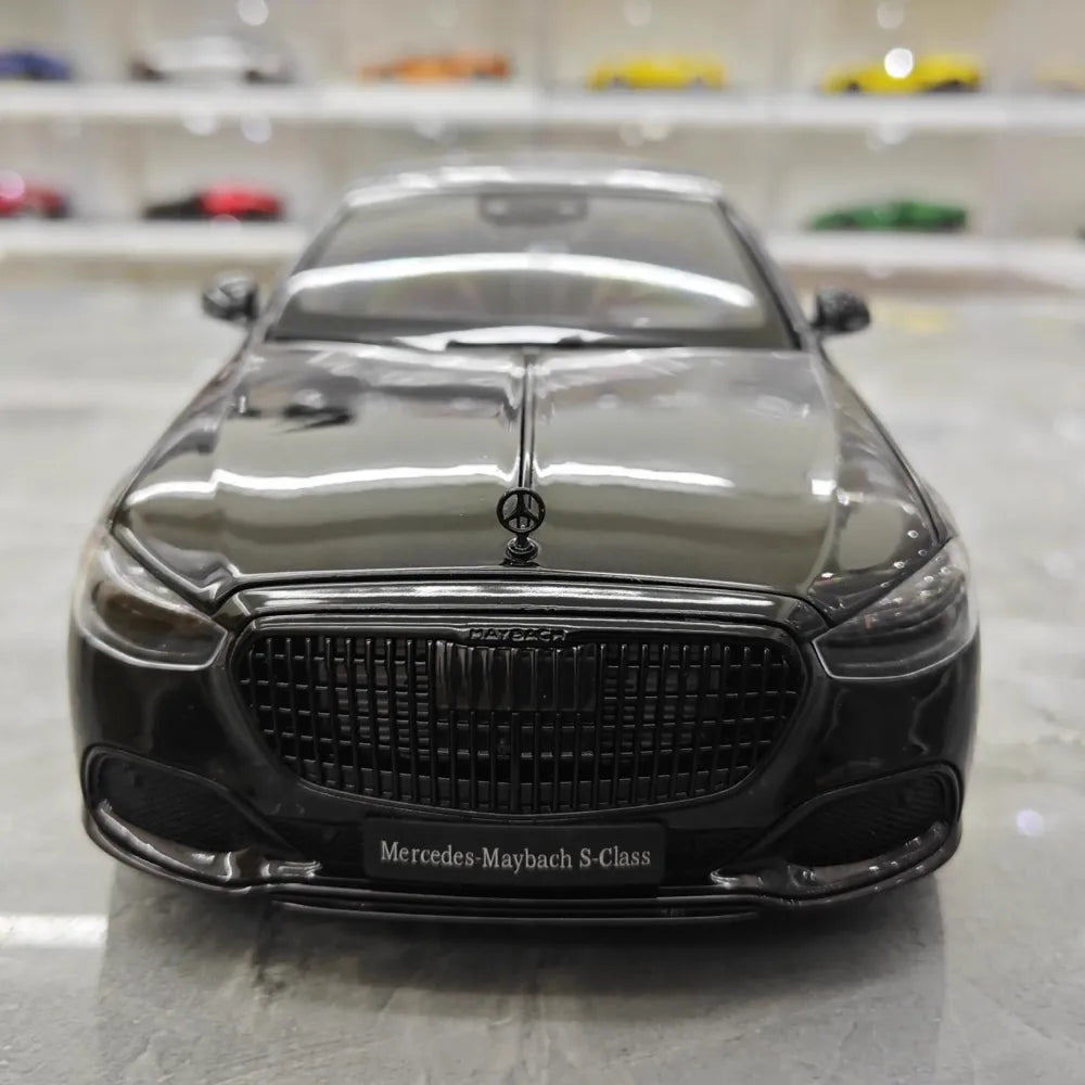 [Almost Real] 1:18 Mercedes-Maybach 2021 S-Class noir Knight voiture miniature Die-Cast