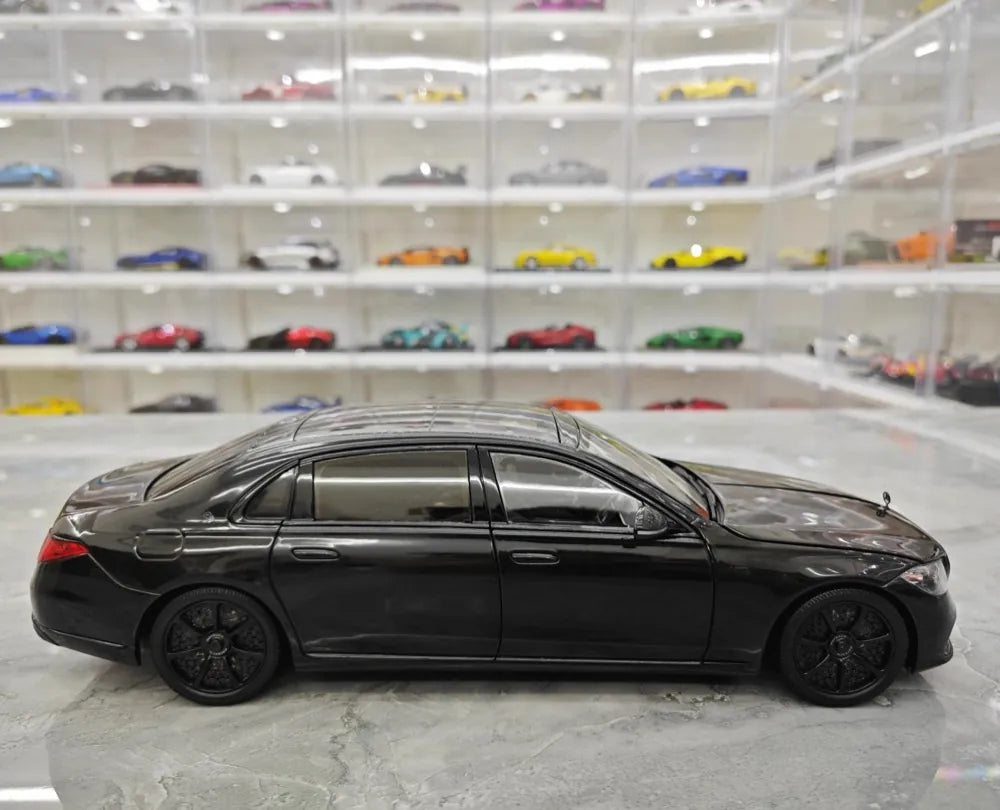 [Almost Real] 1:18 Mercedes-Maybach 2021 S-Class noir Knight voiture miniature Die-Cast