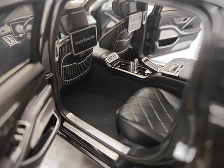 [Almost Real] 1:18 Mercedes-Maybach 2021 S-Class Black Knight Model Car Die-Cast