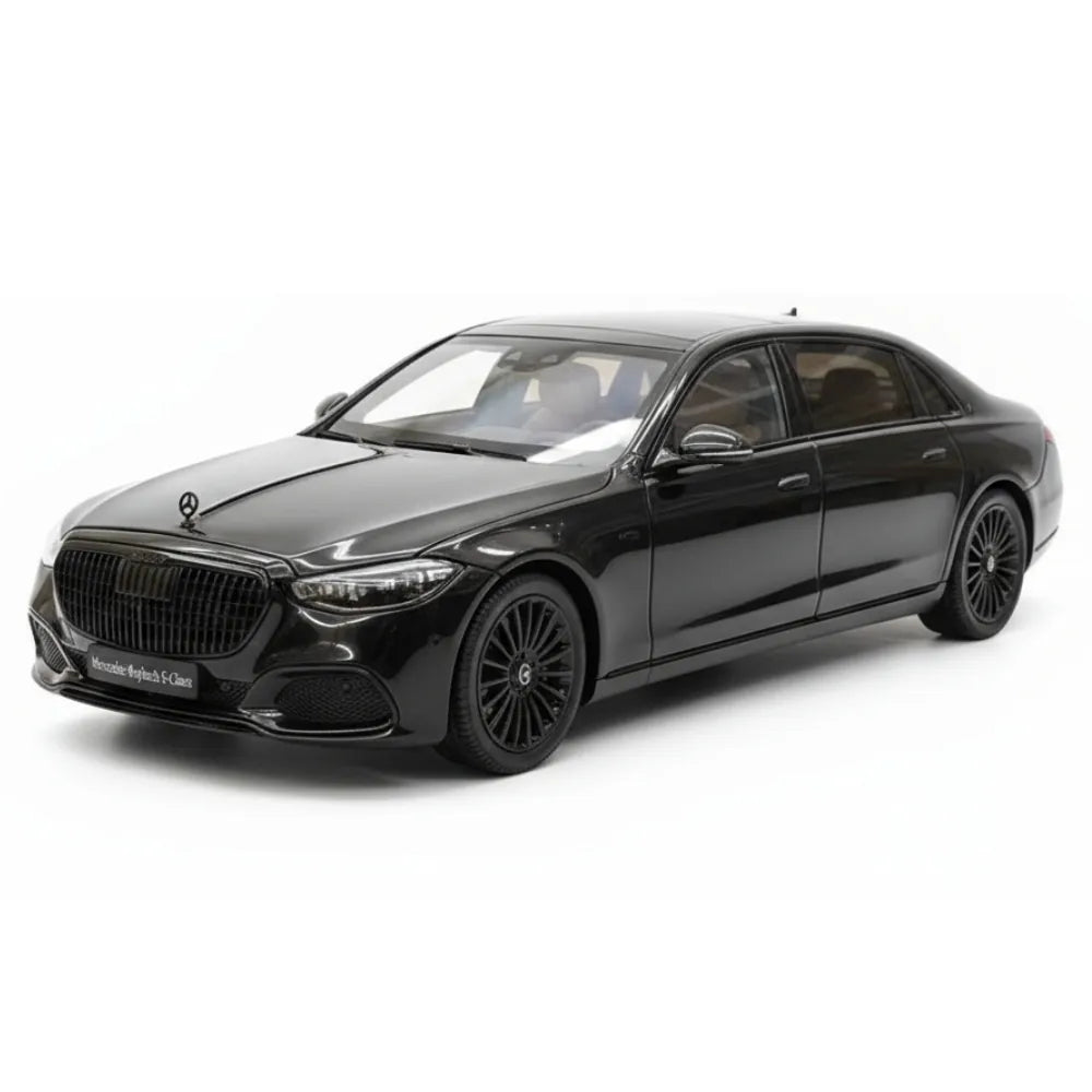 [Almost Real] 1:18 Mercedes-Maybach 2021 S-Class noir Knight voiture miniature Die-Cast