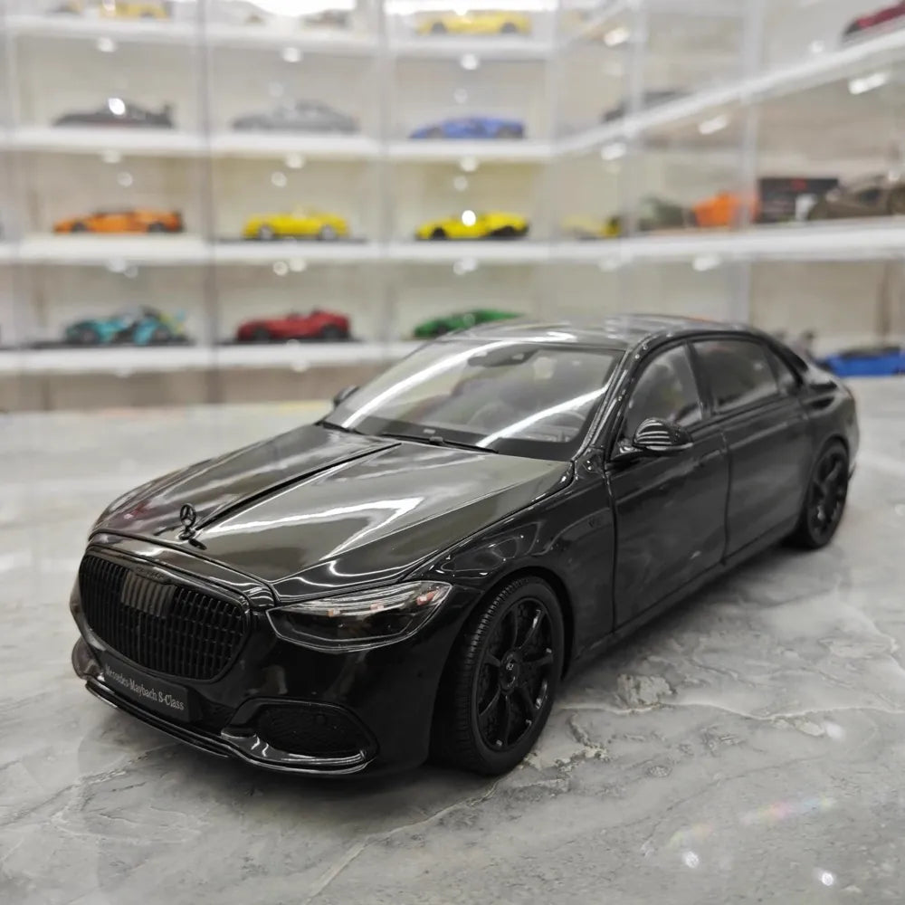 [Almost Real] 1:18 Mercedes-Maybach 2021 S-Class noir Knight voiture miniature Die-Cast
